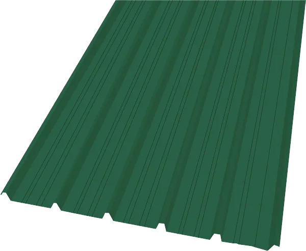 ALUZINC PREPINTADO VERDE CAL 26 4 CANALES