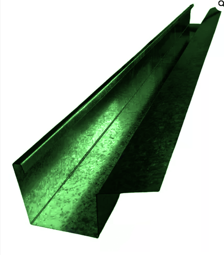 [CANVERCA26] CAÑO ALUZINC PREPINTADO VERDE OSCURO CAL 26 DES 16"