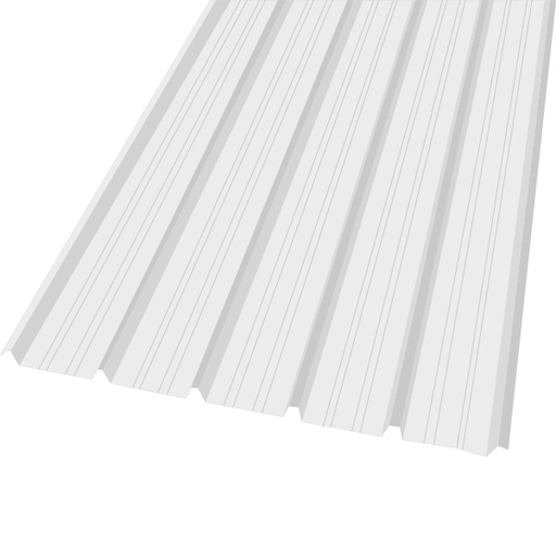 [ALUPREBLA4CAN] ALUZINC PREPINTADO BLANCO CAL 26 4 CANALES